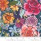 Fabric Moda Navy Midsummer Bloom in Canvas Soulstice by the Quarter Yard 39860-12CV